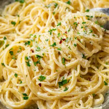 Garlic Parmesan Pasta (One Pot!)