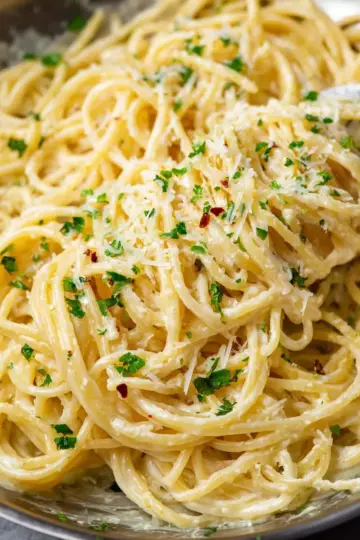 Garlic Parmesan Pasta (One Pot!)