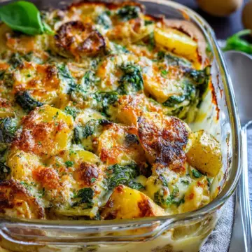 Spinach Potato Casserole
