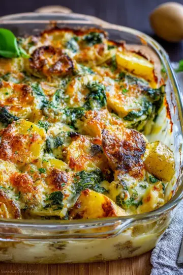 Spinach Potato Casserole