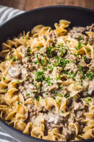 Ground Beef Stroganoff Recipe