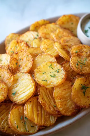 Air Fryer Sliced Potatoes