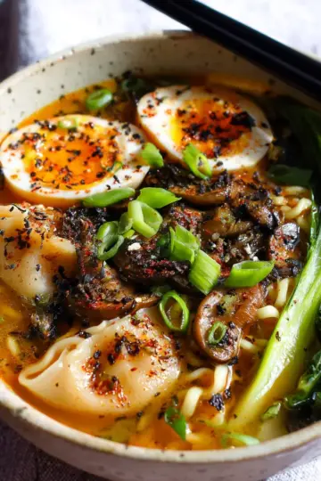 Dumpling Ramen Soup