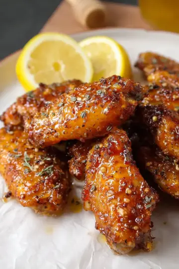 Honey Lemon Pepper Wings