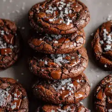 Salted Brownie Cookies
