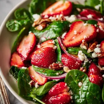 Strawberry Spinach Salad