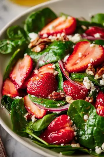 Strawberry Spinach Salad