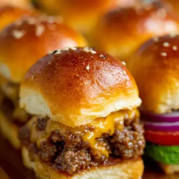 Cheeseburger Sliders (Easy, 30-min Recipe)