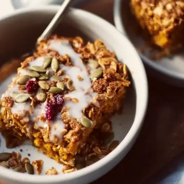 Pumpkin Baked Oatmeal