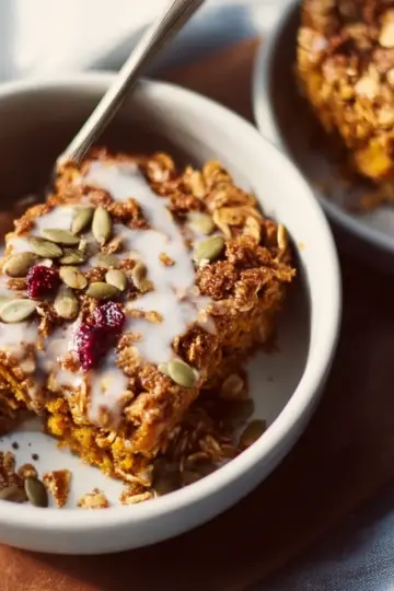 Pumpkin Baked Oatmeal