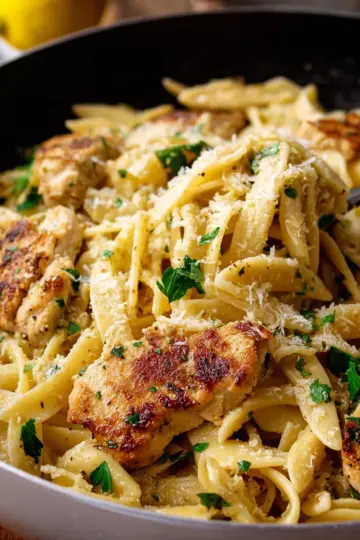 Garlic Parmesan Chicken Pasta