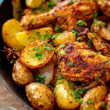 Garlic Butter Chicken and Potatoes