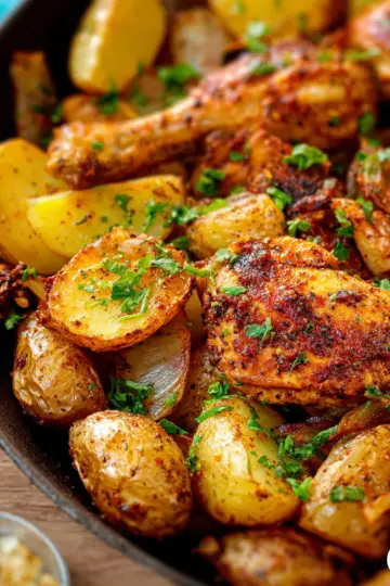 Garlic Butter Chicken and Potatoes