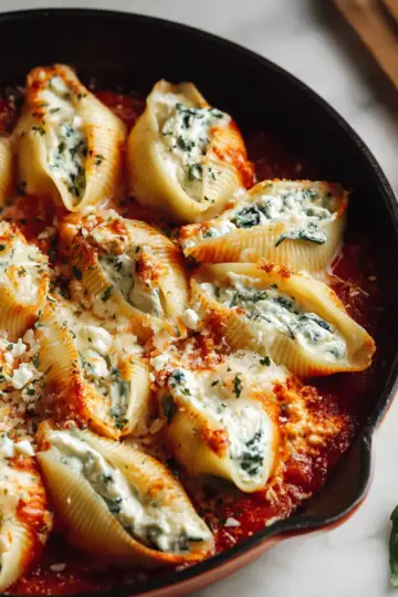 The Best Easy Ricotta Stuffed Shells