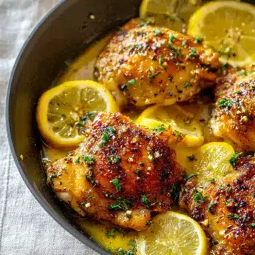 Easy Lemon Garlic Butter Chicken Thighs Recipe