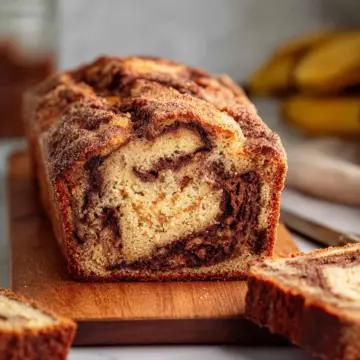Cinnamon Swirled Banana Bread