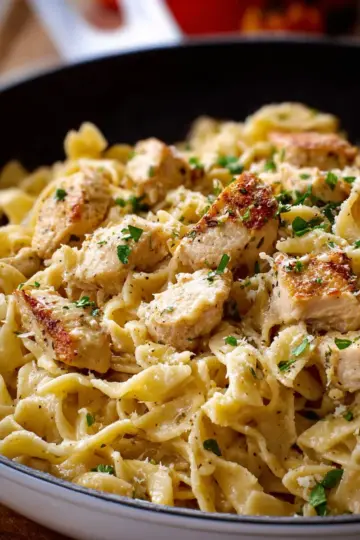 Garlic Parmesan Chicken Pasta