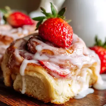 Strawberry Cinnamon Rolls