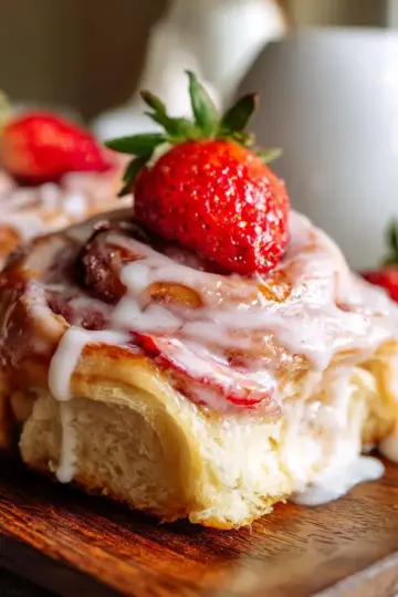 Strawberry Cinnamon Rolls