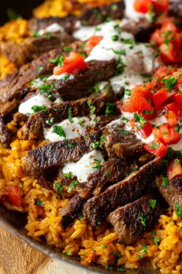 Steak & Queso Rice
