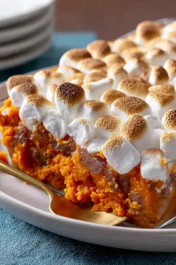 Sweet Potato Casserole with Marshmallows