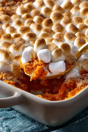 Sweet Potato Casserole with Marshmallows