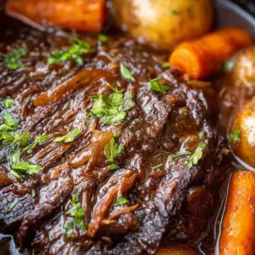Slow Cooker Balsamic Pot Roast