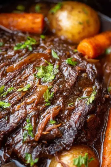 Slow Cooker Balsamic Pot Roast