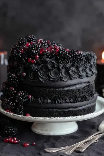 Spooky Black Velvet Cake Recipe (Dye-Free!)