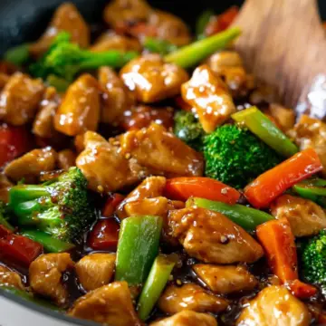 Honey Garlic Chicken Stir Fry