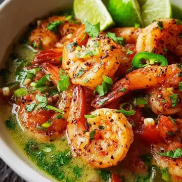Shrimps in Culichi Salsa