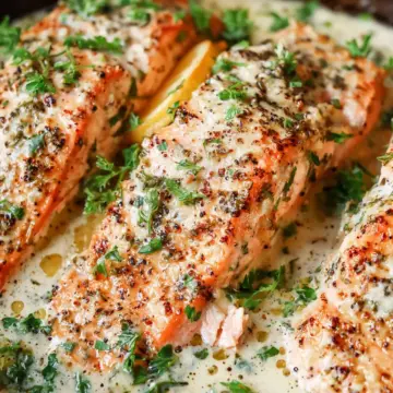 Baked Boursin Salmon