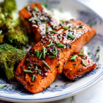 Air Fryer Salmon with Maple Soy