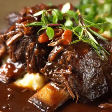 Braised Beef Short Ribs in Red Wine Sauce