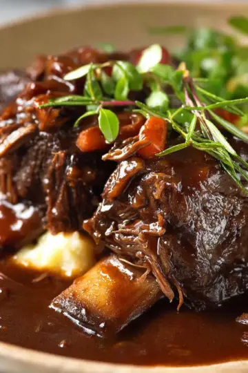 Braised Beef Short Ribs in Red Wine Sauce