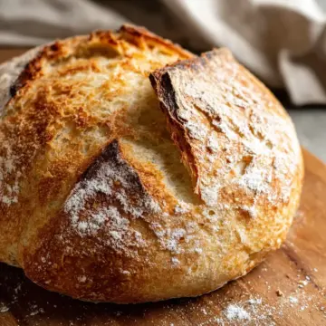 Easy No-Knead Crusty Bread
