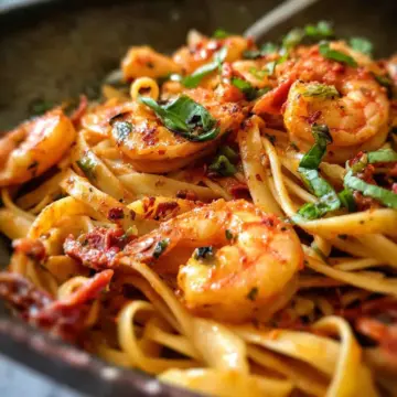 Spicy Chilli Prawn Pasta (Shrimp)
