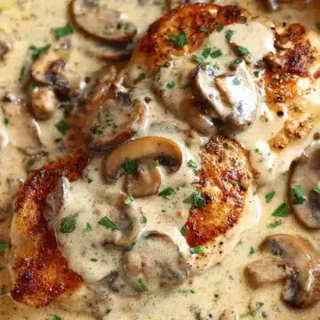Chicken Breast in Creamy Mushroom Sauce