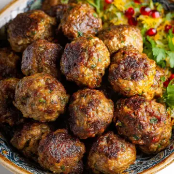 Baked Moroccan Lamb Meatballs (Tender & Juicy)