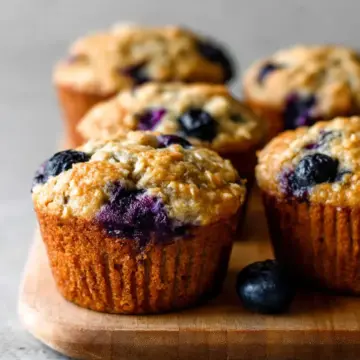 Blueberry Oatmeal Muffins