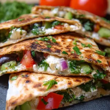 Mediterranean Quesadillas
