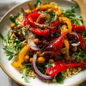 Roasted Red Pepper Salad
