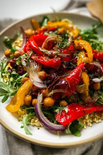 Roasted Red Pepper Salad