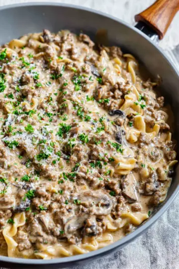 Ground Beef Stroganoff Recipe