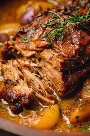 Apple Cider Braised Pork Shoulder