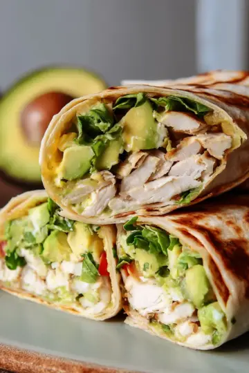 Chicken Avocado Wraps