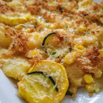 Summer Squash and Sweet Corn Casserole