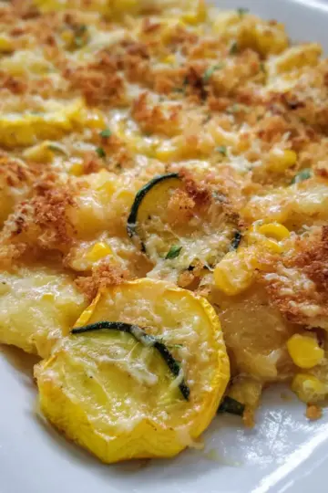 Summer Squash and Sweet Corn Casserole