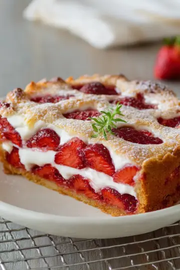 Fresh Strawberry Cake