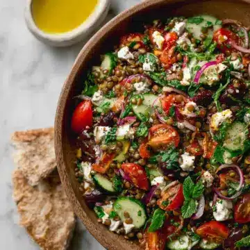 Greek Lentil Salad